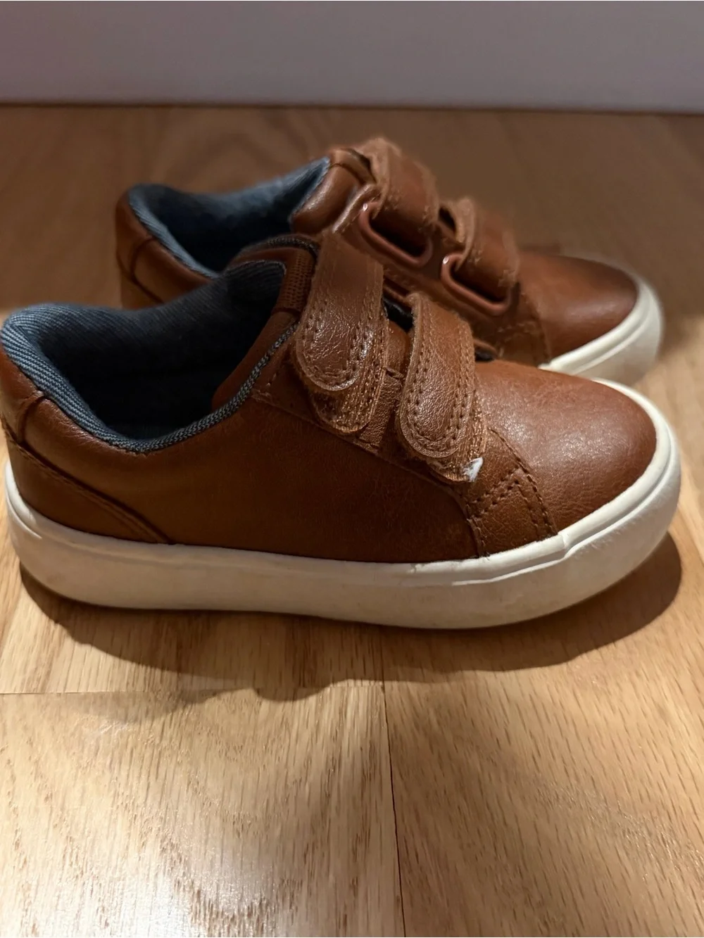 Cat & Jack Brown Velcro Kids Sneakers